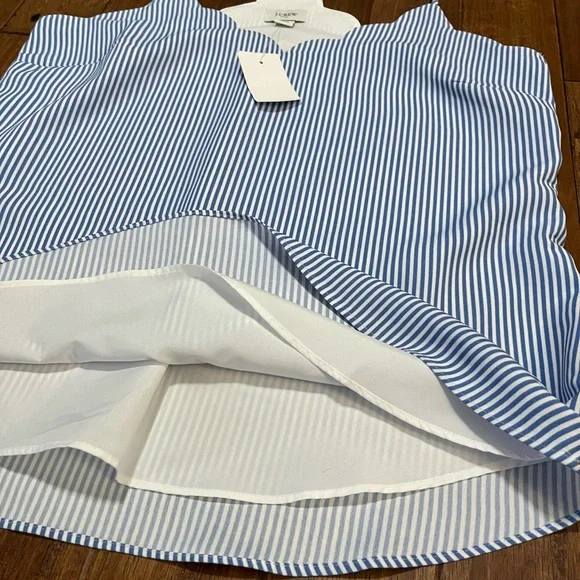 J Crew Pinstripe Cami Size 4 NWT - Picture 3 of 6